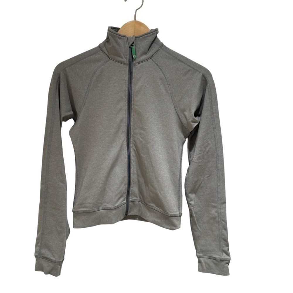 LULULEMON grey zip jacket - approx size 4-6